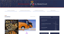 Desktop Screenshot of hermandadelbaratillo.es