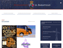 Tablet Screenshot of hermandadelbaratillo.es